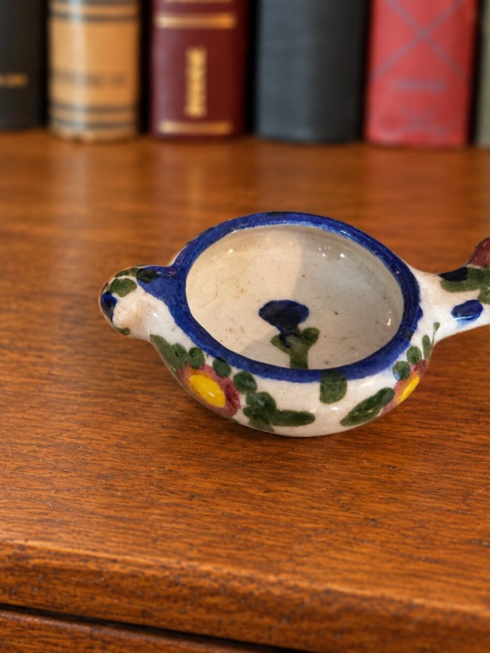Vintage Hand-Painted Ceramic Bird Trinket Dish Ring Holder Ashtray